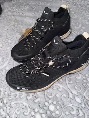 SALEWA Puez Knit PTX W Women’s Hiking Shoes Black – Size 8.5 – New No Box